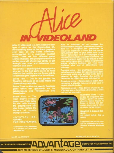 Image n° 1 - screenshots  : Alice in Videoland
